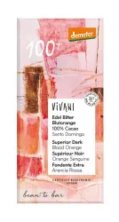 Vivani Chocolade Demeter puur 100% bloedsinaasappel bio