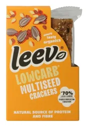 Leev Lowcarb crackers multiseed bio