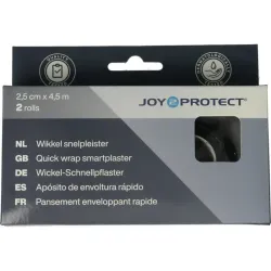 Joy2Protect Wikkel snelpleister 2.5 cm x 4.5 m