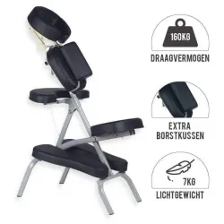 ZenGrowth Massagestoel Valo zwart