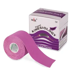 Nasara Kinesio Tape 5cm x 5m Paars - 1 stuk