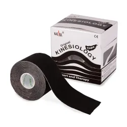 Nasara Kinesio Tape 5cm x 5m Zwart - 1 stuk