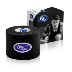 Curetape Sports Zwart 5cm x 5m - 1 stuk