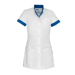 De Berkel Dames jasje JILL Wit-azurro Maat XL