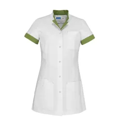 De Berkel Dames jasje JILL Wit-groen Maat XS