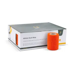 Athlete Sock Wrap 7,5 cm x 5 M Oranje - 12 stuks