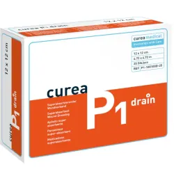 Curea P1 SuperCore drainkompres 12 x 12 cm steriel 25 stuks