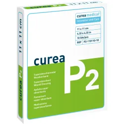 Curea P2 SuperCore wondverband 11 x 11 cm steriel 10 stuks
