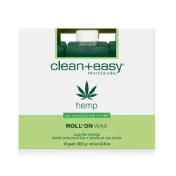 Clean & Easy Roll-On Wax Hemp large 80 gram 12 stuks