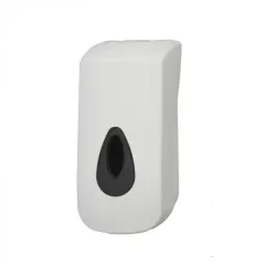Zeepdispenser kunststof wit