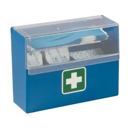 HEKA Pleisterdispenser blauw detectable gevuld