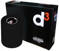 D3 Compression Wrap 7,5 cm x 5 m, Zwart - 1St