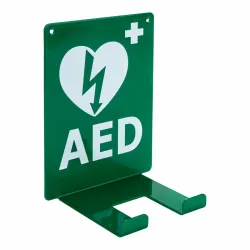 AED wandbeugel groen met officiele ILCOR AED-logo