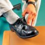 Servocare Elastische schoenveters bruin - 3 paar 4-5 gaten