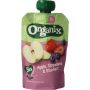 Organix Knijpfruit appel, aardbei en bosbessen 6+M bio