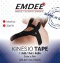 Emdee Kinesio tape zwart pre cut
