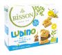 Bisson Ludino koekjes met melkchocolade 4 zakjes bio