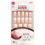 Kiss French nude acrylic nails graceful