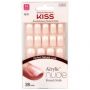 Kiss French nude acrylic nails cashmere