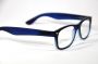 Melleson Eyewear Leesbril wayfarer mat blauw +2.50