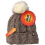 Heat Holders Ladies turnover cable hat fawn