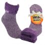Heat Holders Ladies lounge socks maat 4-8 (37-42) lila mauve/c