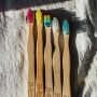 Betereproducten Bamboe tandenborstel voor kinderen geel