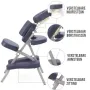 ZenGrowth Massagestoel Valo navy blauw Navy blauw 