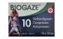 Biogaze steriele verbandgazen 10 x 10 cm - 10 stuks Wit 