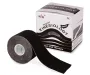 Nasara Kinesio Tape 5 cm x 5 m zwart Zwart 