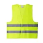 Veiligheidsvest + reflectie en opdruk BH V geel 
