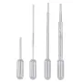 Kunststof pasteurpipetten 150 mm | 5 ml - 30 drops = 1 ml | graduiert 0,25-0,5-0,75-1,0 | 5,0 mm