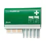 Plum QuickFix & Afspoelautomaat QuickFix & Spoeldispenser met 1 x 45 pleistersen 1 x 5 oogspoelampullen van elk 20 ml