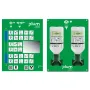 Plum Wandstation voor oogdouche met twee flessen Oogspoelwandstation met 2 x 500 ml oogspoeloplossing