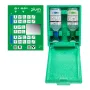 Plum DUO oog-noodunit in inbouwdoos DUO-noodunit in inbouwdoos | 1 x 500 ml pH-neutraal DUO en 1 x 500 ml oogspoeloplossing DUO