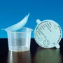 Urinebeker met zelfklevend deksel 120 ml