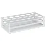 Polypropyleen frame 18 gaten / Ø 30 mm | 243 x 126 x 64 mm | wit