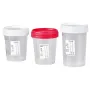 Pot met schroefdeksel steriele binnenkant, met rood deksel | 200 ml