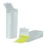 Verzendcontainer voor 5 opbjectglaasjes | 80 x 28 x 15 mm