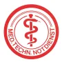 Folie bord " Med.-techn.-Notdienst" Bordje "Medische nooddienst