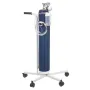Accessoires voor mobiele zuurstoftoevoer Verrijdbaar flessenrek, wit gecoat | 14.24.99.2000