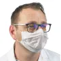 Mediware Wegwerp 1-laags mond-neuskapje eenlaags / wit