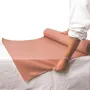 rubber beddengoed Meterware, 1 m | wit