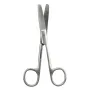 Chirurgische Schaar gebogen, stomp - stomp 14,5 cm