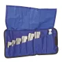Oprolbare tas voor laryngoscoopsets Oprolbare tas blauw, voor laryngoscoopsets, leeg
