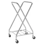 Servocomfort Verrijdbaar rek voor waszakken Verrijdbare standaard, alleen | Breedte = 43 cm, diepte = 36 cm, hoogte verstelbaar 93 - 108 cm
