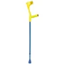 Onderarmkruk met ERGO Soft-Handgreep geel-blauwe combinatie | 10.50.02.1007