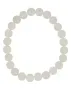 Ruben Robijn Kralenarmband jade wit 8mm