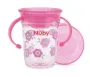Nuby Wonder cup 240ml roze 6+ maanden