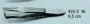 Malteser Pincet 6.5cm nikkel 423-2